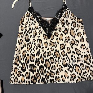 Cheetah print blouse